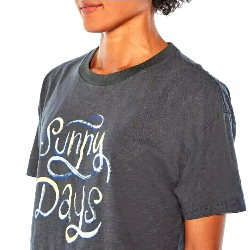 WildFox Sunny Days Graphic Tee Charcoal Gray - Picture 4 of 12